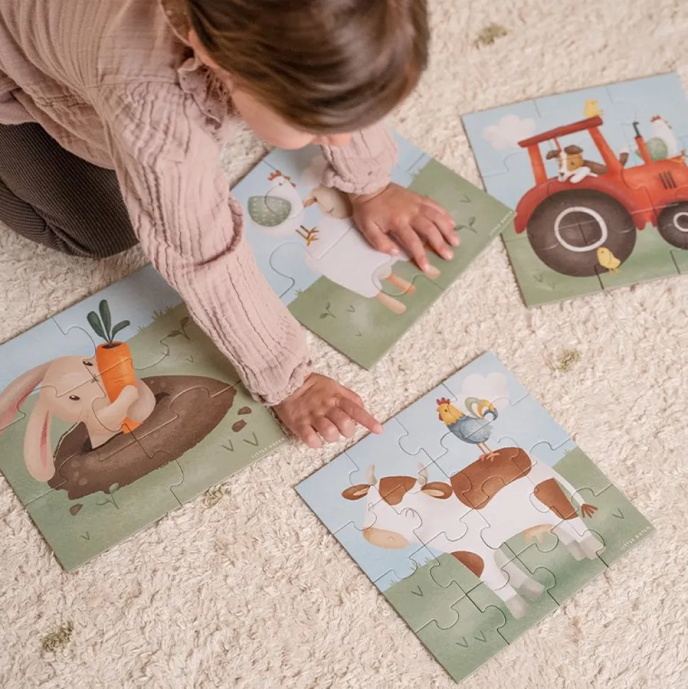 4 in 1 puzzel Little Farm