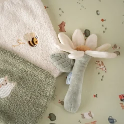 Aankleedkussenhoes - Groen - Little Farm