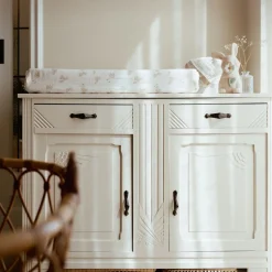 Aankleedkussenhoes - Wit - Newborn Naturals - Baby Bunny