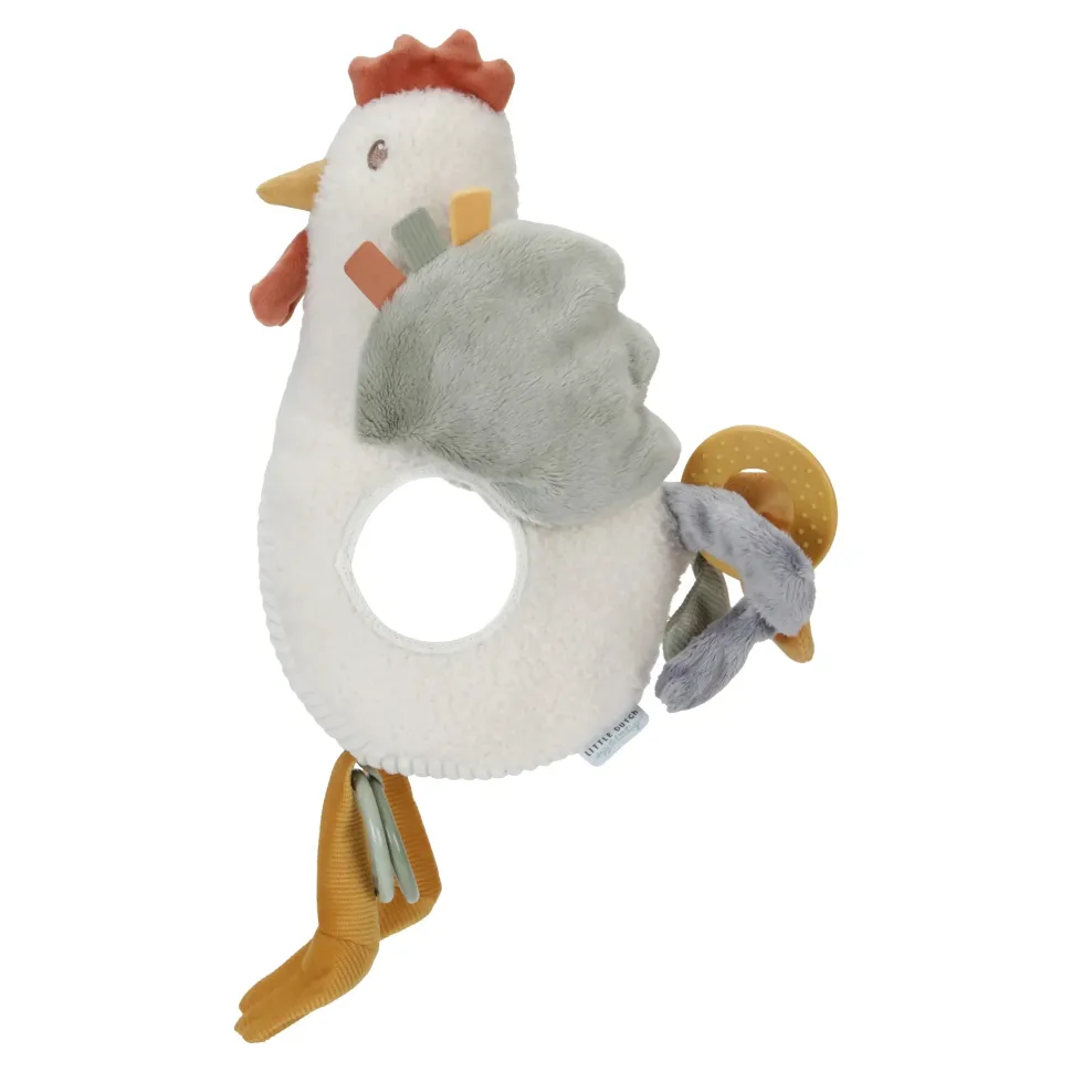 Activiteitenknuffel kip 25cm Little Farm