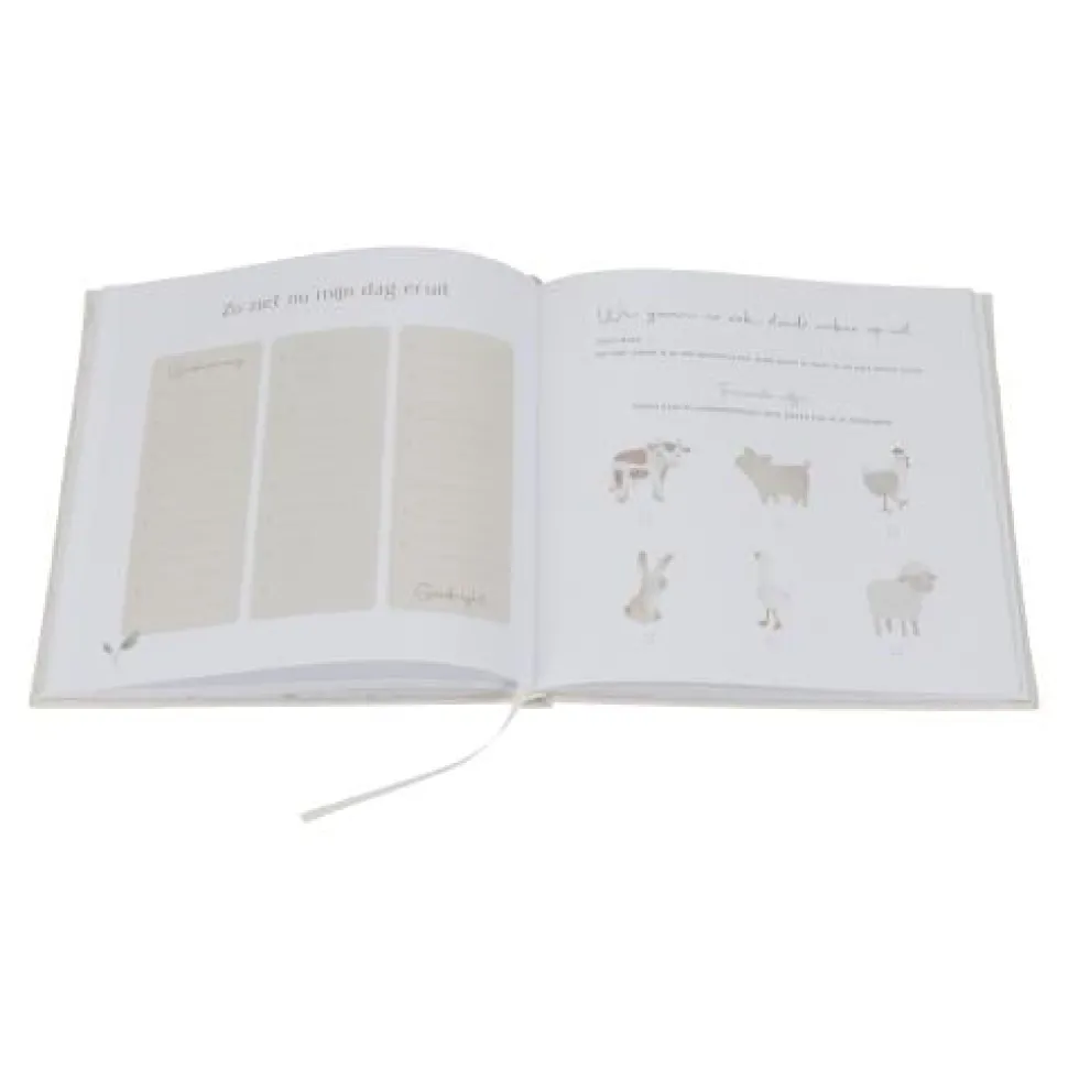 Babyboek - Beige - Baby Bunny - NL