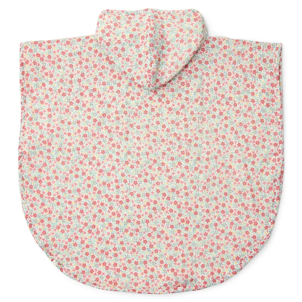 Badponcho - Meerkleurig - Maat one size - Sunny Flowers