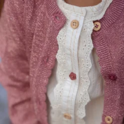 Blouse lange mouw - Met knoopjes - Wit - Fairy Garden