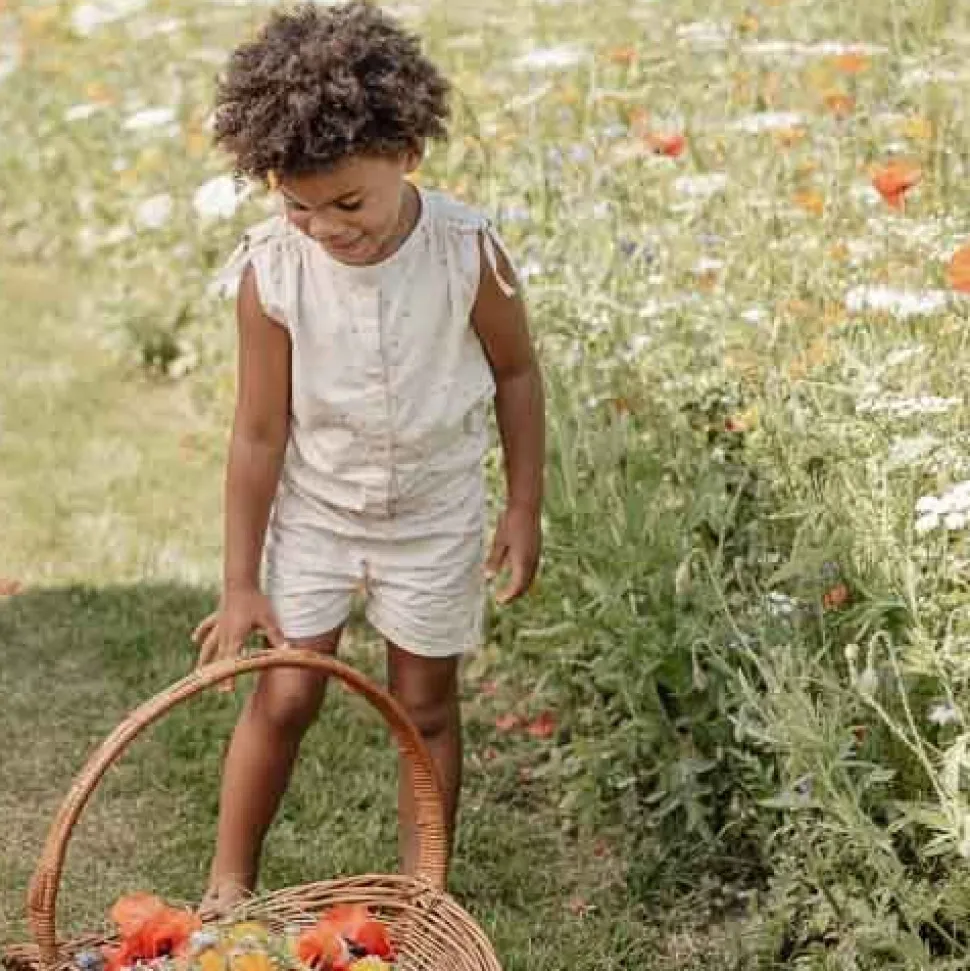 Blouse mouwloos - Zand - Fairy Garden
