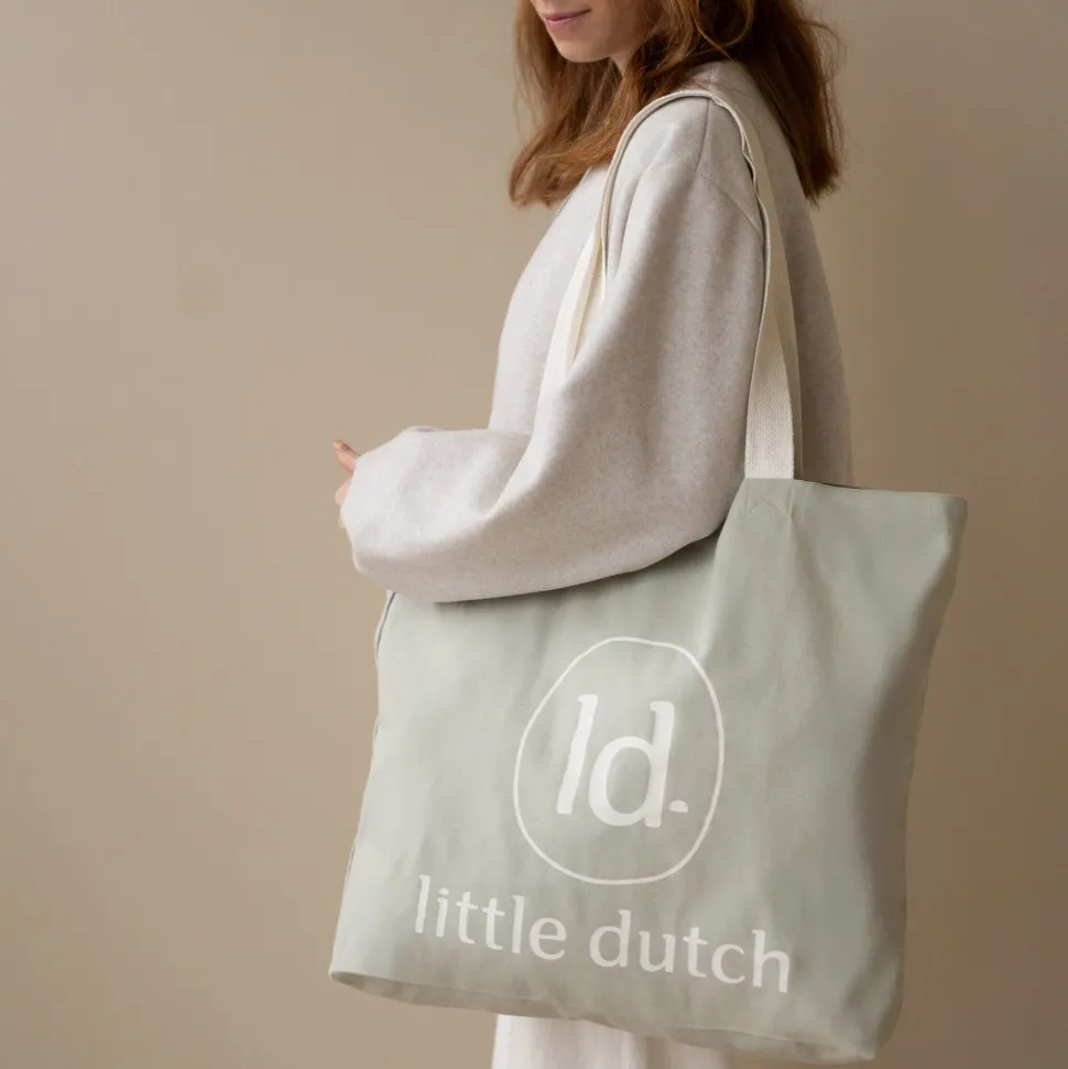 Canvas shopper - Groen
