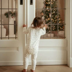 Eendelige kerst pyjama – Beige
