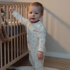 Eendelige pyjama - Wit - Forest Friends - Forest Treasures