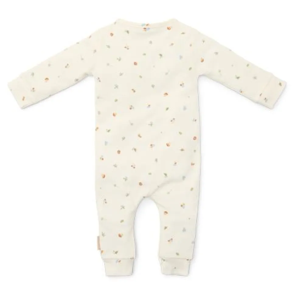 Eendelige pyjama - Wit - Forest Friends - Forest Treasures