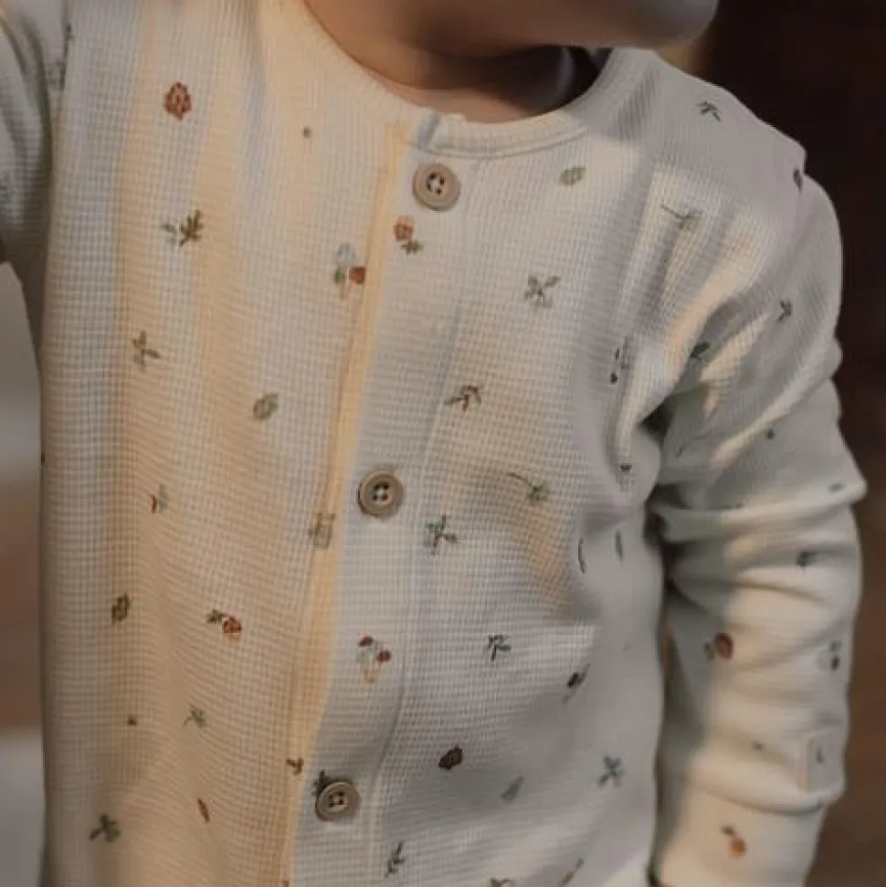 Eendelige pyjama - Wit - Forest Friends - Forest Treasures