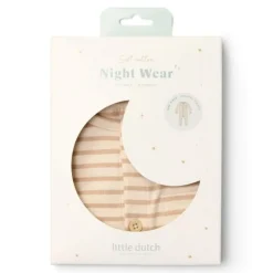 Eendelige pyjama - Zand - Gestreept