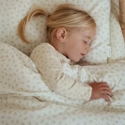 Eenpersoons dekbedovertrek - Groen - Essentials - Blueberry Leaves