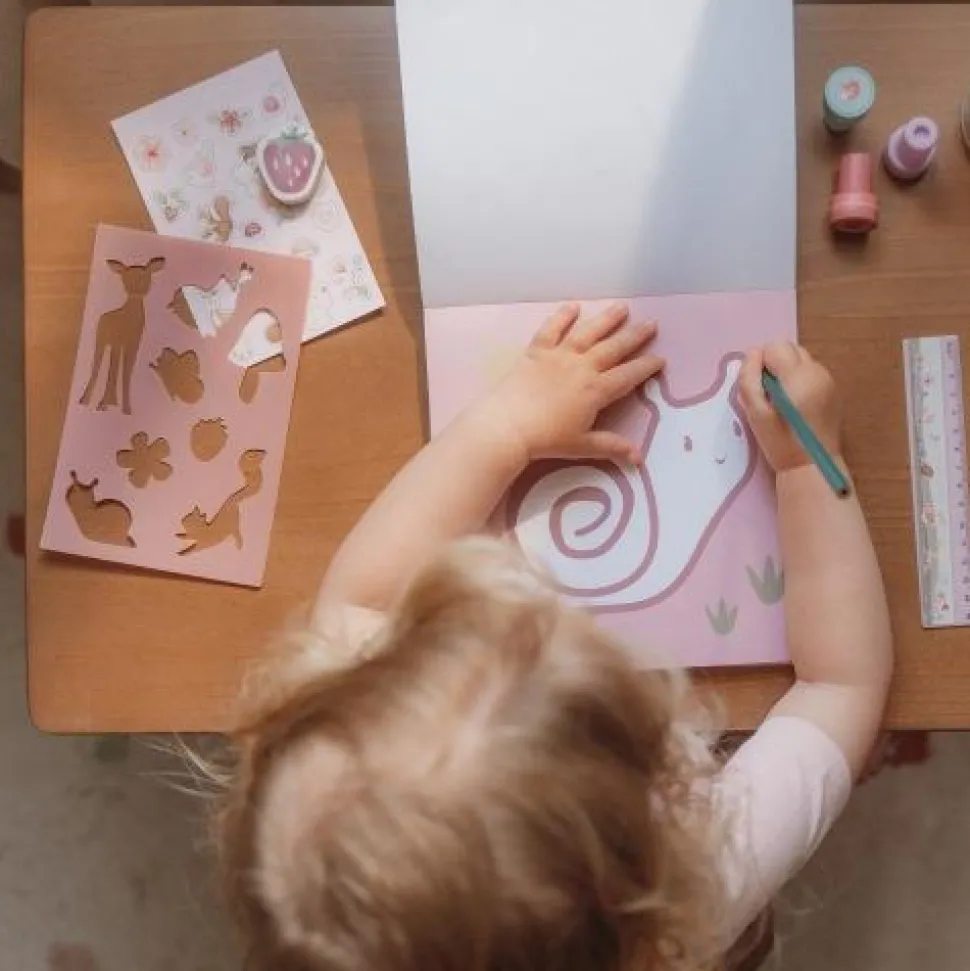 Etui met inhoud - Roze - Fairy Garden