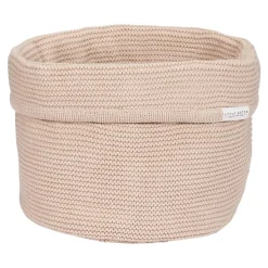Gebreid commodemandje rond Beige