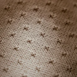 Gebreid ledikantdeken – Beige – Essentials