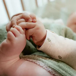 Gebreid ledikantdeken - Fleece – Groen – Essentials