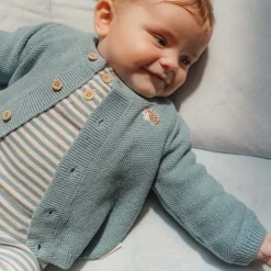 Gebreid vestje - Blauw - Forest Friends