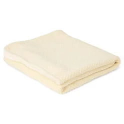 Gebreid wiegdeken - Fleece – Wit – Essentials