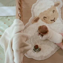 Gebreid wiegdeken - Fleece – Wit – Essentials