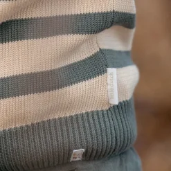Gebreide trui - Groen - Forest Friends - Stripe