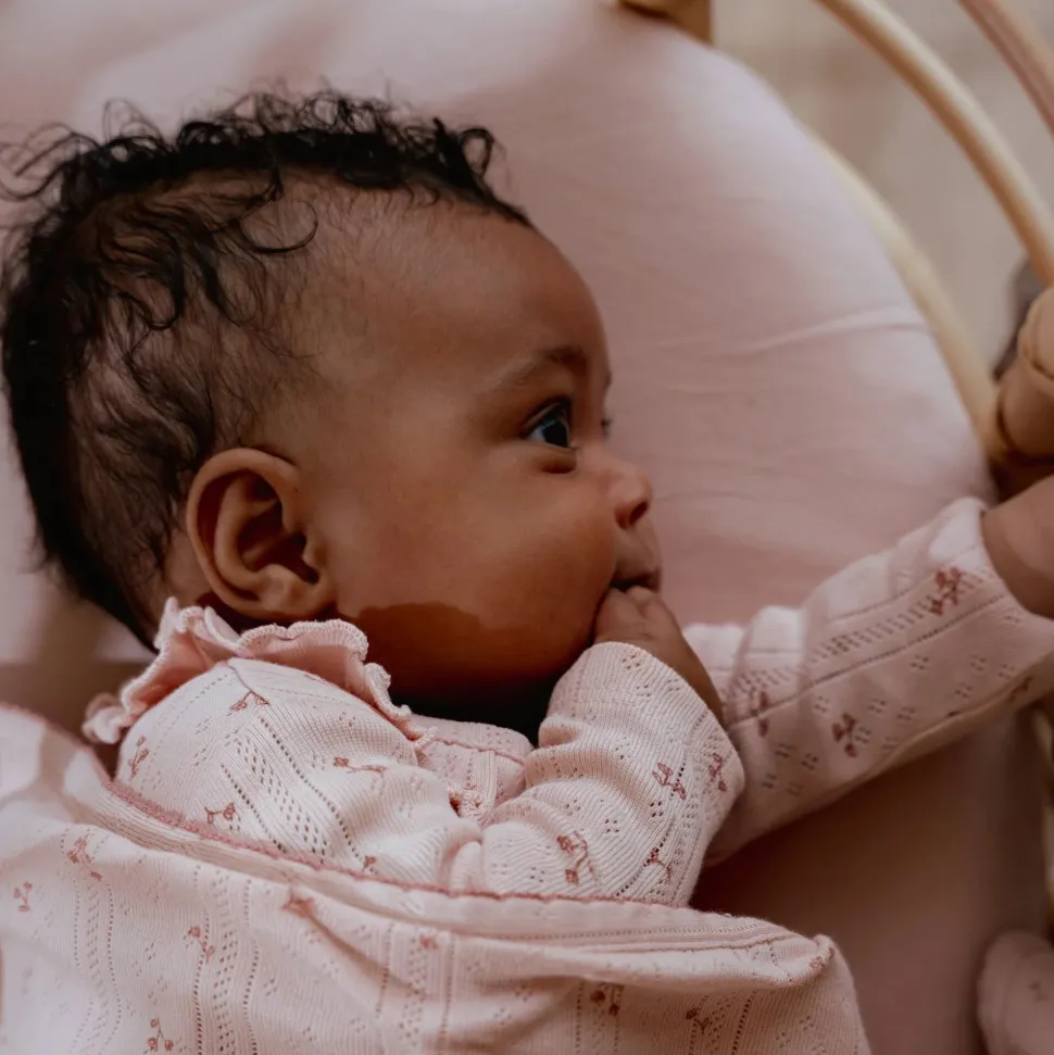 Hoeslaken – Roze – 70 x 140/150 cm – Essentials