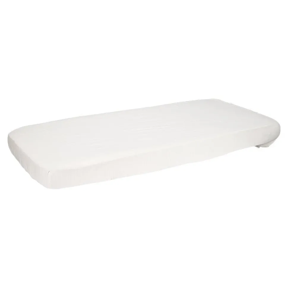 Hoeslaken hydrofiel wieg Soft White