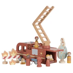Houten brandweerwagen – Rood – Essentials