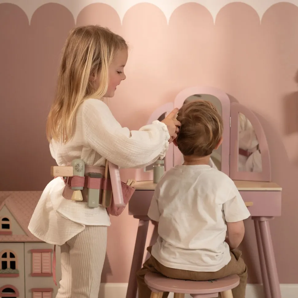 Houten kappersset – Roze – Essentials