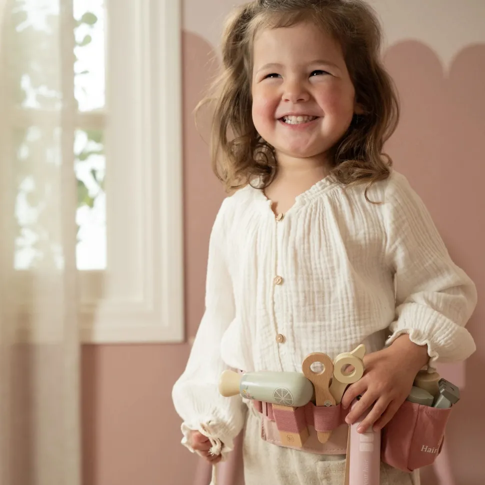 Houten kappersset – Roze – Essentials