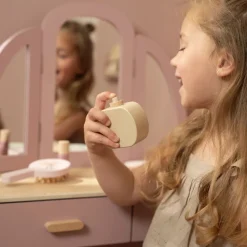 Houten kaptafel groot– Roze – Essentials