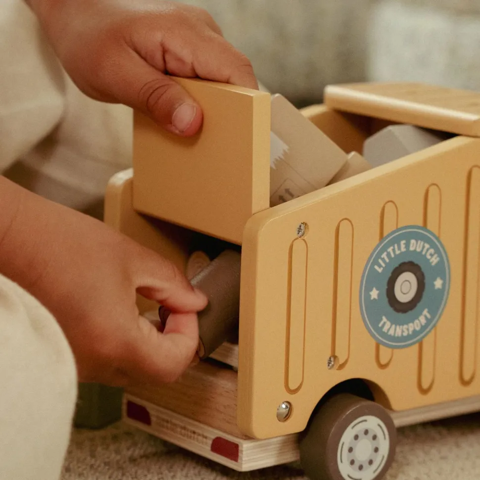 Houten kiepwagen – Meerkleurig – Essentials