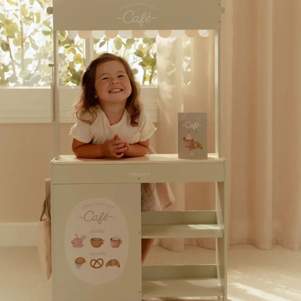 Houten marktkraam - Groen