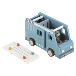 Houten politiewagen – Blauw – Essentials