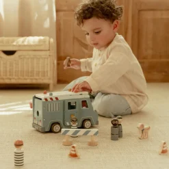 Houten politiewagen – Blauw – Essentials