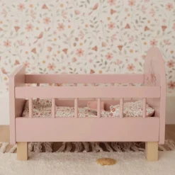 Houten poppenbedje - Roze - Essentials