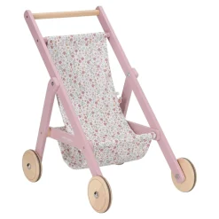 Houten poppenbuggy - Roze - Essentials