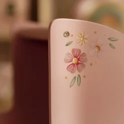 Houten poppenwagen - Roze