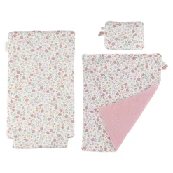 Houten poppenwagen - Roze