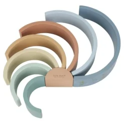 Houten Stapelregenboog - Blauw - Forest Friends