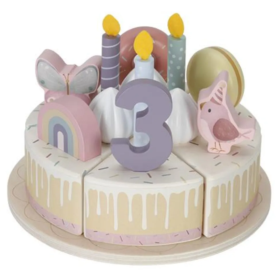 Houten Verjaardagstaartje - Roze - Essentials