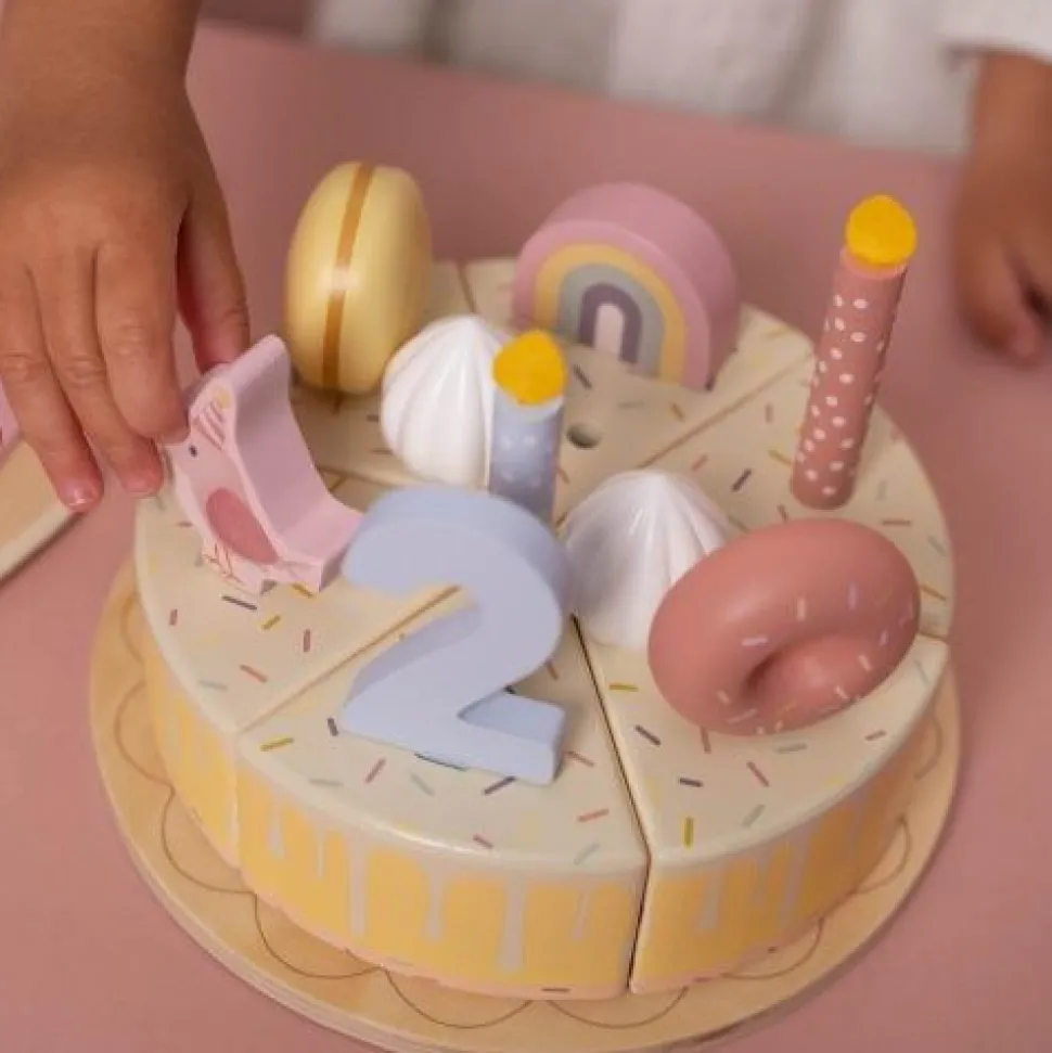 Houten Verjaardagstaartje - Roze - Essentials