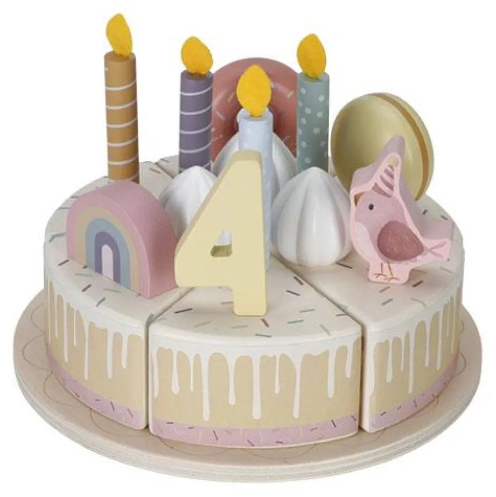 Houten Verjaardagstaartje - Roze - Essentials