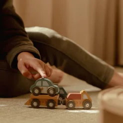 Houten voertuigenset – Meerkleurig – Essentials
