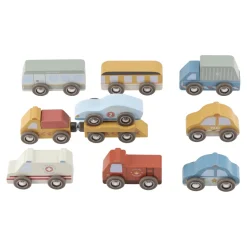 Houten voertuigenset – Meerkleurig – Essentials