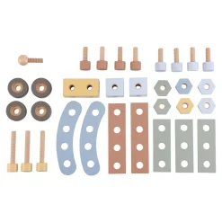 Houten werkbank - Blauw