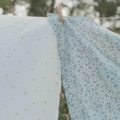 Junior hoeslaken - Blauw - Maat Junior - Forest Friends - Forest Adventure