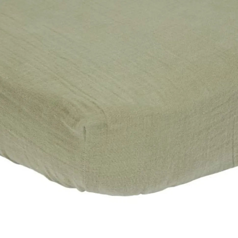 Junior hoeslaken - Groen - Maat Junior - Little Farm