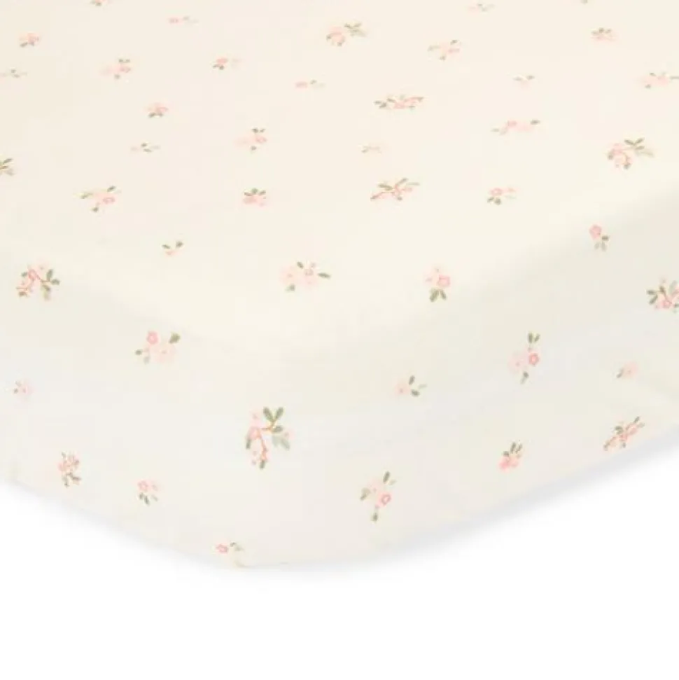 Junior hoeslaken - Wit - Maat Junior - Fairy Garden - Fairy Blossom