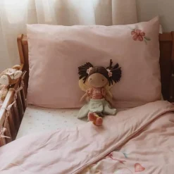 Junior hoeslaken - Wit - Maat Junior - Fairy Garden - Fairy Blossom