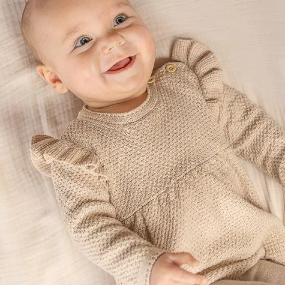 Jurk - Zand - Newborn Naturals