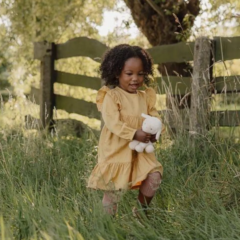 Jurk lange mouw - Geel - Little Farm